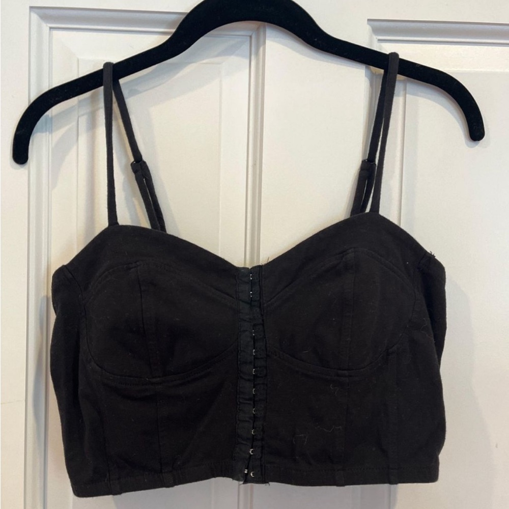 Forever 21 hook and eye crop top
